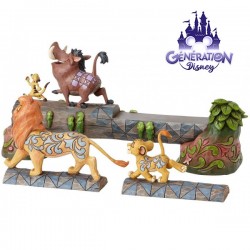 Figurine Simba et Mufasa - Le Roi Lion Disney Traditions Jim Shore