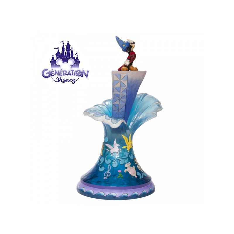 Statue résine Mickey l'apprenti sorcier "Summit of Imagination" - Jim Shore - Enesco