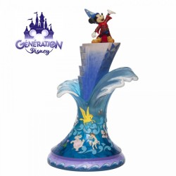 Statue résine Mickey l'apprenti sorcier "Summit of Imagination" - Jim Shore - Enesco