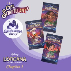 Set de 5 boosters LORCANA -...