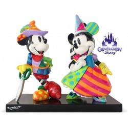 Mickey le courageux petit tailleur et Minnie princesse 25cm - Britto - Enesco