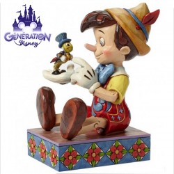 Statue résine Pinocchio et Jiminy Cricket 75ème anniversaire- Jim