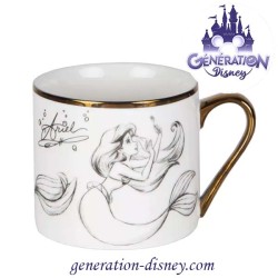 Mug porcelaine princesse Ariel