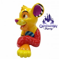 Grande statue résine SIMBA du Roi Lion - Enesco Britto 41x18cm