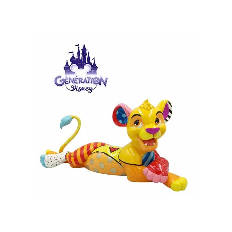 Grande statue résine SIMBA du Roi Lion - Enesco Britto 41x18cm