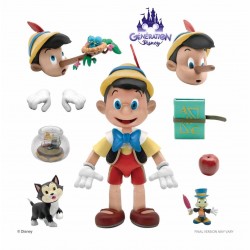 Figurine articulée de collection Pinocchio avec accessoires - Action Figure 18cm