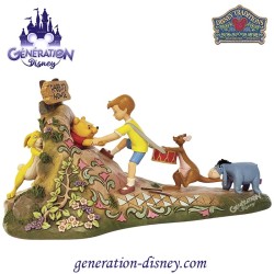 Diorama résine Winnie et...