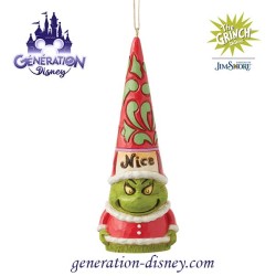 Ornement Grinch Nice Gnome...