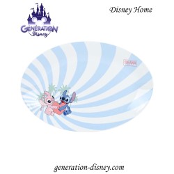 Plat ovale Stitch et Angel...