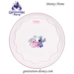 Plat rond Stitch et Angel...