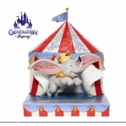 Statue résine Dumbo Circus Tent - Enesco by Jim Shore - 24cm