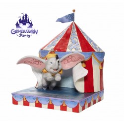 Statue résine Dumbo Circus Tent - Enesco by Jim Shore - 24cm