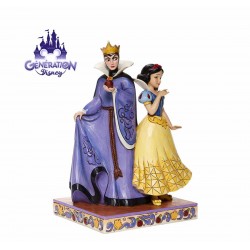 Statue résine duo Blanche neige et la méchante Reine "Evil and Innocence" - Enesco by Jim Shore 21cm