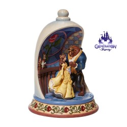Diorama résine de la Belle et la Bête "Enchanted Love" - Enesco by Jim Shore