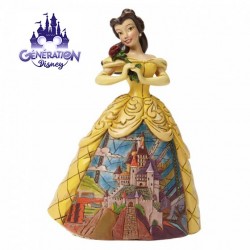Figurine princesse Belle "Enchanted castle dress" - Enesco