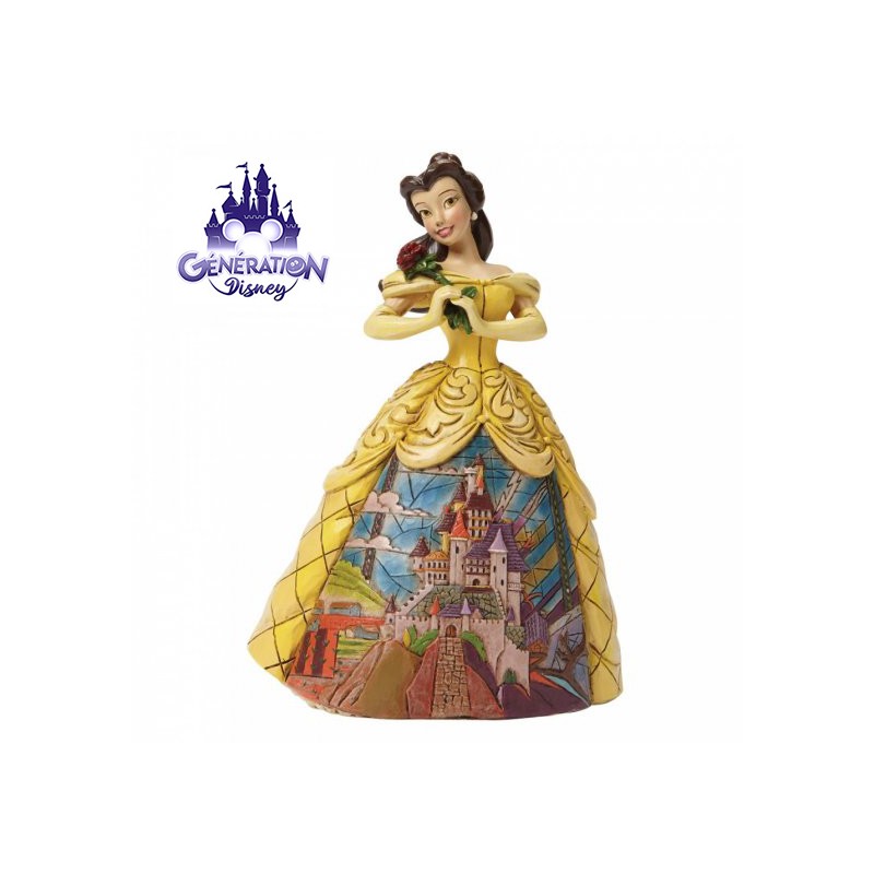 Figurine princesse Belle Enchanted castle dress- Jim Shore