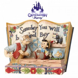 Storybook résine Pinocchio "Someday You Will Be A Real Boy" Enesco by Jim Shore