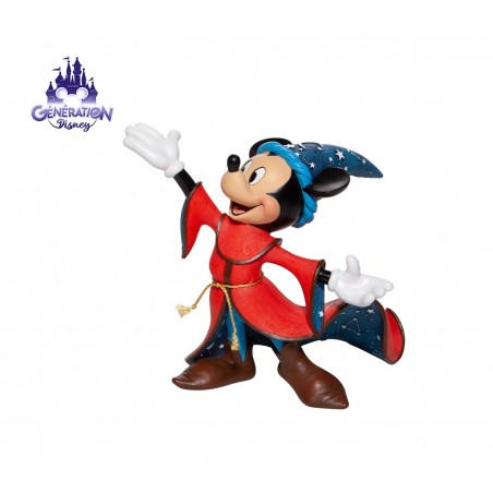 Statue Mickey l'apprenti sorcier 20cm - 80ème anniversaire - Enesco Disney Showcase